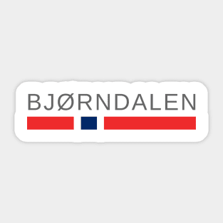 Bjørndalen Norway Sticker